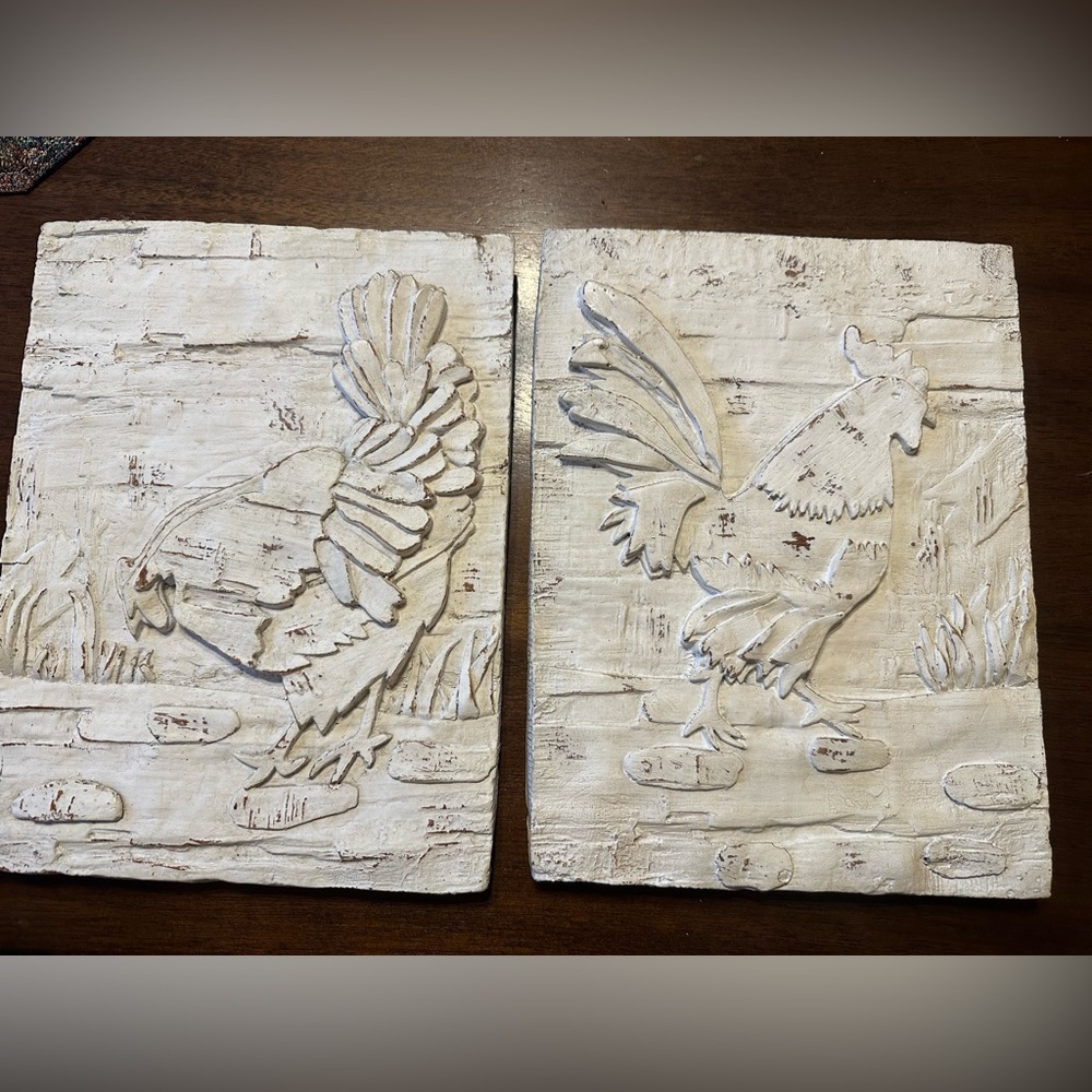 3D chicken wall art